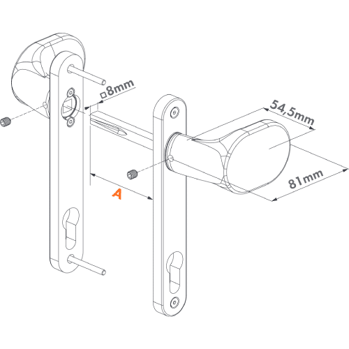 Locinox 3006PAD dimensions